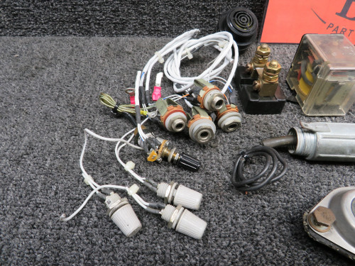 1978 Mooney M20J Goodie Bag with Switches, Relays, Warning Horns, etc