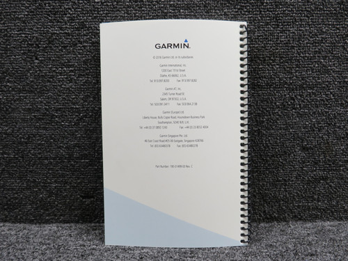 190-01499-00 Garmin GTX 335-345 ADS-B Transponder Pilots Guide, 2016