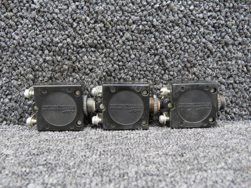 S-1360-10L Wood Electric Circuit Breaker Set of 3 (Amps: 10)