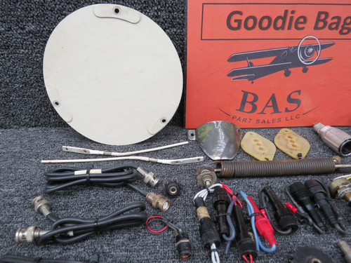 Cessna P201N Goodie Bag with Switches, Valves, Fuses, Down Lock, Mounts, etc.