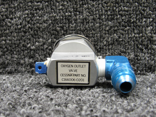 C166006-0201 Cessna Oxygen Outlet Valve