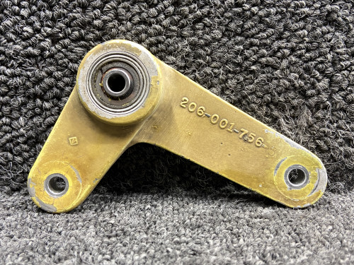 206-001-756-009 (Casting#: 206-001-756-5) Bell 206B Anti-Torque Bellcrank Assy