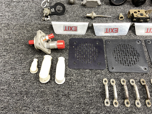 Bell 206B Goodie Bag Set w Electrical Components, Baggage Tie Downs, etc