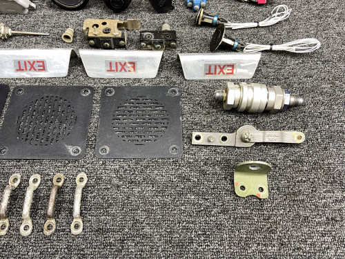 Bell 206B Goodie Bag Set w Electrical Components, Baggage Tie Downs, etc