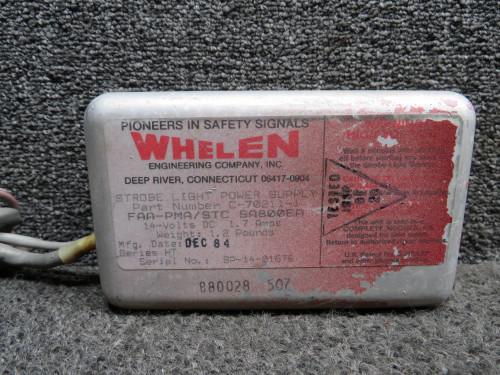 C-70211-1 Whelen Strobe Power Supply (Volts: 14, Amps: 1.7)