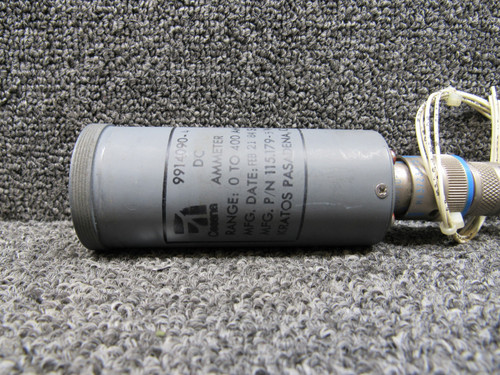 115.179-5 (Alt: 9914090-4) Kratos DC Ammeter Indicator Range: 0-400 Amps