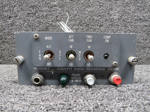 9622019-1 Citation III 650 CVR Instrument Controller Assembly w Fan switches LH