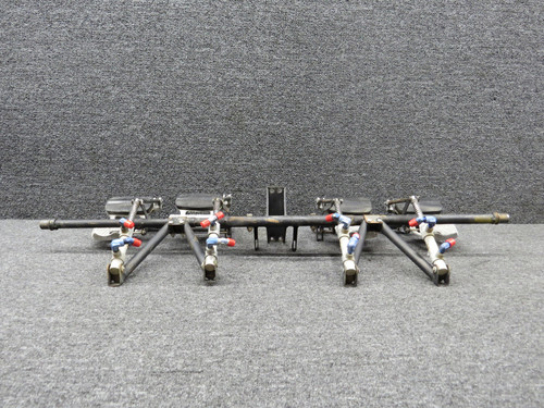 63459-004, 21030-000 Piper PA28-180 Rudder Pedal Bar Assy w Dual Toe Brakes