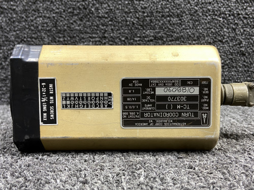 303770 Astronautics TC-M Turn Coordinator Indicator with Mods (14-28V)