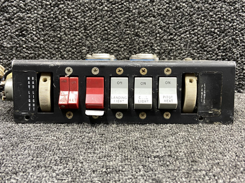 35212-000 Piper PA28RT-201T Switch Panel Assembly with Dimming Switches