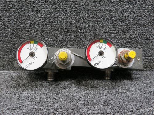 6240100-101, 9914099-5 Citation III Pneumatic Pressure Gauges and Manifold Assy