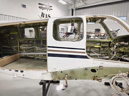 Beechcraft G58 Fuselage with Bill of Sale, Data Tag and Log Books