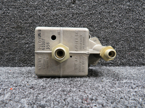 61087 (Alt: 9914107-1) J.C. Carter Pilot Fuel Tank Valve Unit