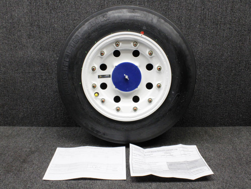 AHA1814, 033-504-0 Dunlop 23-7.00-12 Main Wheel Assembly Overhauled with 8130 (S/N: QM103)