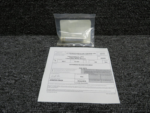 43-1253 Bolt with 8130-3 (New Old Stock)