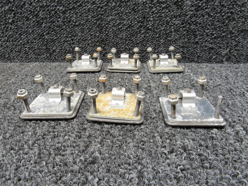 79781-002, 68094-003 Piper PA32R-300 Aft Seat Attach Plates Assembly (Set of 6)