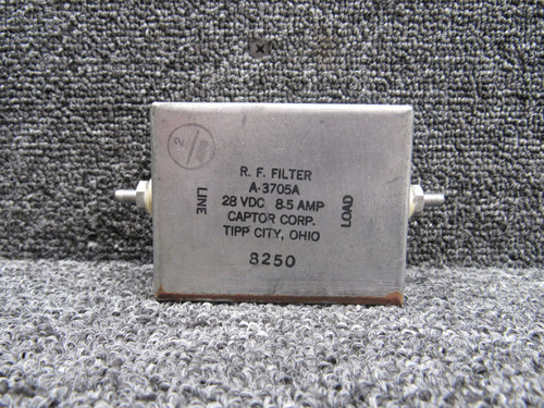 A-3705A Captor Corp R.F. Filter (Volts: 28, Amps: 8.5)