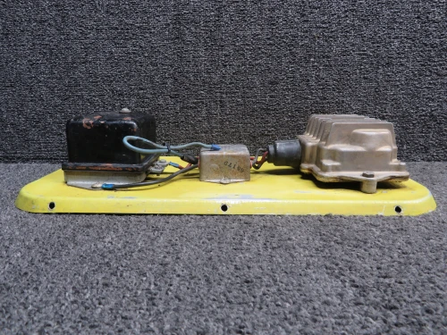 31274-000 Piper PA23-250 Voltage Regulator Mounting Plate with Regulators (14V)