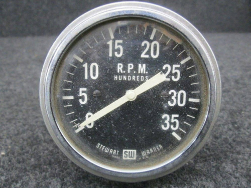 412666 Stewart Warner RPM Indicator (Good) BAS Part Sales | Airplane Parts