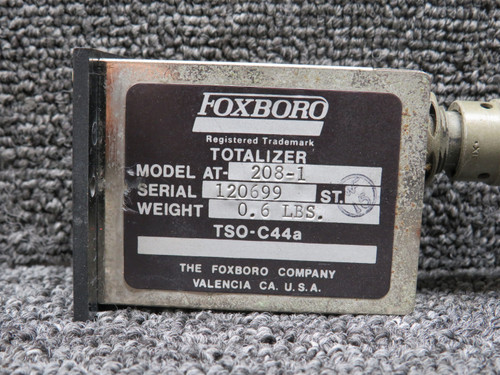 AT-208-1 Foxboro Fuel Flow Totalizer Indicator Assembly