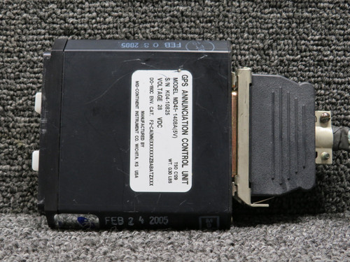 MD41-1408A(5V) Mid-Continent GPS Annunciation Control Unit (Volts: 28)