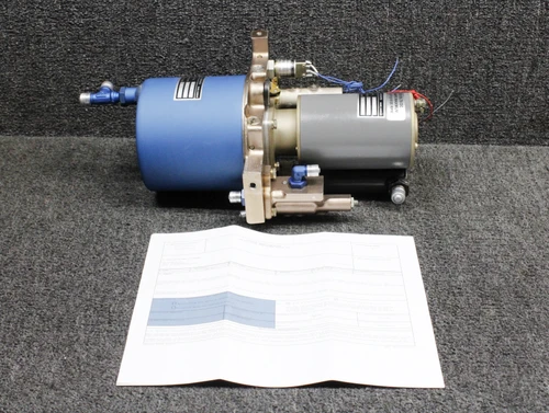9881205-1, 1280811-1 Cessna 210 Hydraulic Power Pack and Motor with Switch Overhauled with 8130-3 (28V)