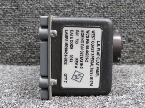 90-44201-2 (Alt: S231A219-2) West Coast Specialties LE Flap Slat Panel with Rev