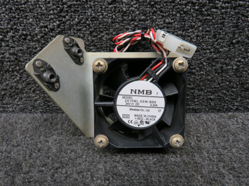 2410ML-05W-B89, 19233-001 Cirrus SR22 NMB Avionics Cooling Fan w Bracket (24V)