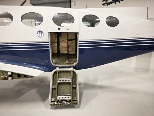 Cessna 414 Fuselage w Bill of Sale, Airworthiness, Data Tag, and Logbooks