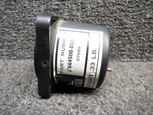 C664508-0101 Cessna Electric Clock Indicator with Mounting Plate (Core)