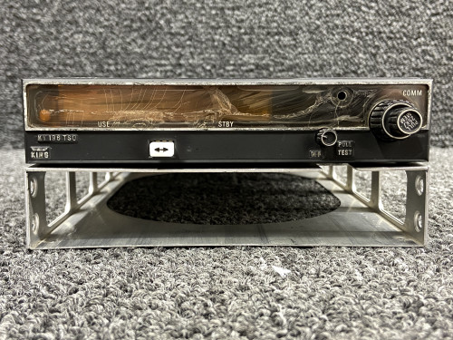 064-1019-00 King Radio KY-196 VHF Communication Transceiver w Tray & Mods (28V)