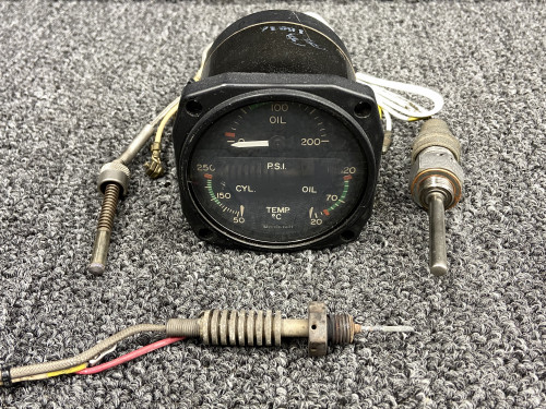22-804-021-3 (Alt: 50-389080-3) Edo-Aire BMD-1001B Engine Tri-Gauge Indicator