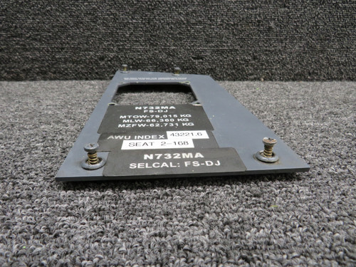 233A2223-1 Boeing 737-800 Plane Weight and Clock Panel