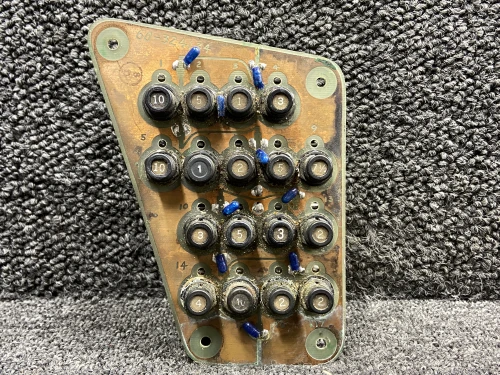 60-324135 Beechcraft B-60 Edge Lighted Console Panel Lower LH w Circuit Breakers