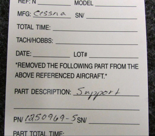 1250969-5 Cessna Support (JC)