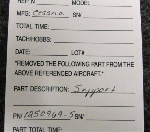 1250969-5 Cessna Support (JC)