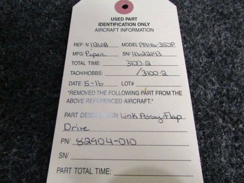 82904-010 Piper PA46-350P Link Assembly Flap Drive