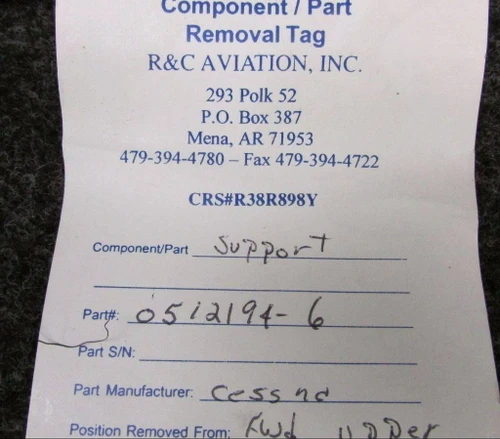 0512194-6 Cessna 172 Support