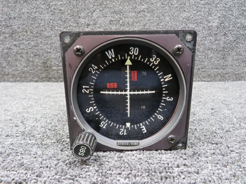 066-3034-02 Bendix-King KI-204 Vor-Loc Converter and Glide Slope Gauge with Mods