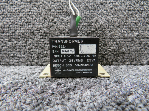 822-1 (Alt: 50-384200) Avtech Corporation Transformer (Voltage: 115)