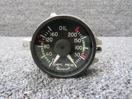 522333 (Alt: 101-384122-7) Weston 1825 Oil Temperature and Pressure Indicator