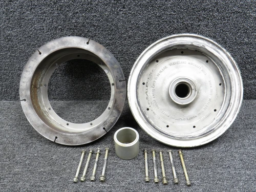 161-01900, 164-04406 Cleveland 6.50-10 Landing Wheel Inner Half with Brake Disc