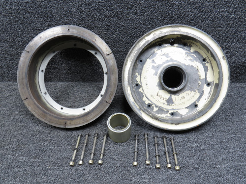 162-03500, 164-07906 Cleveland 6.50-10 Landing Wheel Outer Half with Brake Disc