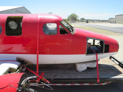 Beechcraft King Air 200 Fuselage with Bill of Sale, Airworthiness, and Logbooks