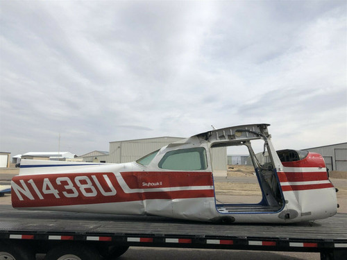 Cessna 172M Fuselage Assy W/ Bill of Sale, Data Tag, Airworthiness, Log Books BAS Part Sales | Airplane Parts