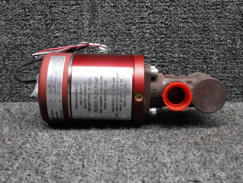 4404-00-7NV Dukes Electric Fuel Boost Pump Overhauled with 8130-3 (28V, 4A)