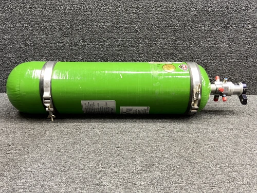 1270152-3 (Alt: 804882-34) Avox, SCI Oxygen Bottle Assembly w Valve & Clamps