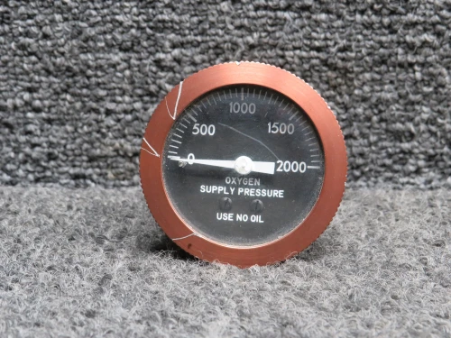 800435-00 (Use: 800435-01) Piper Oxygen Supply Pressure Gauge