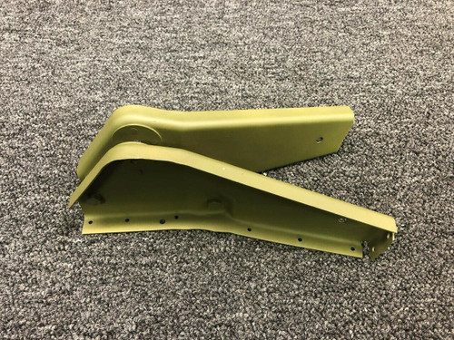 0712306-9 / 0712306-10 Cessna 180-185 Bracket Elevator Bellcrank LH / RH (Zinc) BAS Part Sales | Airplane Parts