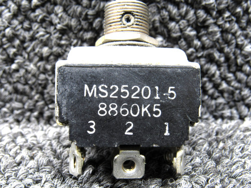 MS25201-5 (Alt: 8860K5) Cutler-Hammer Flap Position Toggle Switch